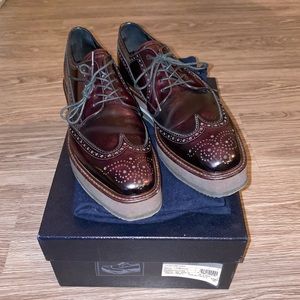 PRADA Platform Brogue Wingtips (US 8/UK 7)